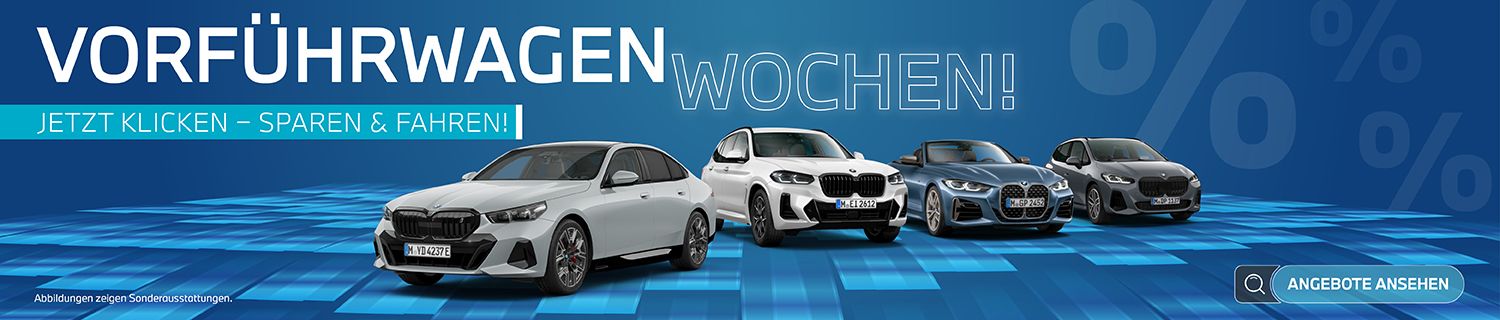 BMW Vorführwagenwochen - Aktion - Sale