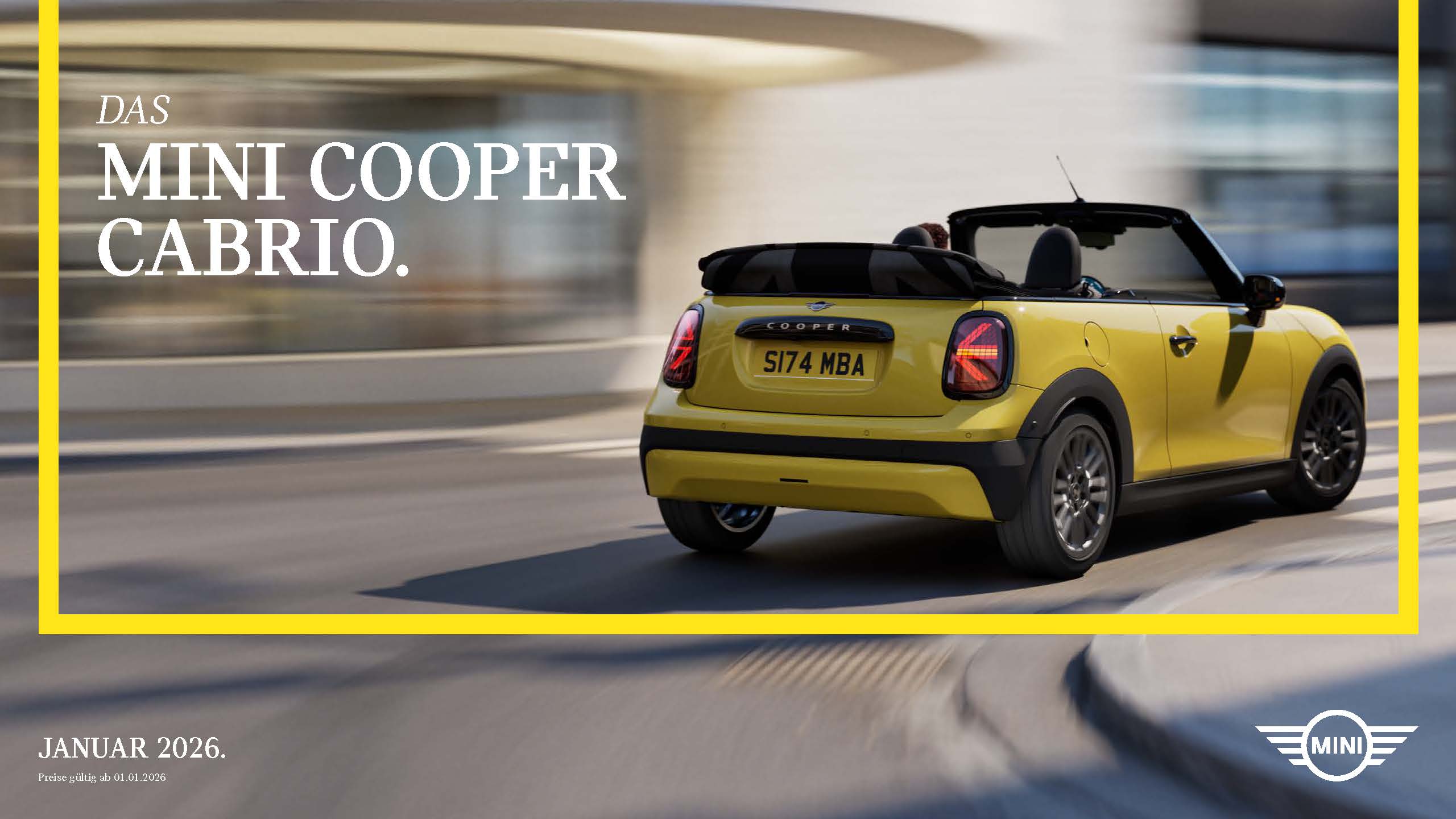 mini katalog preisliste mini cabrio f67