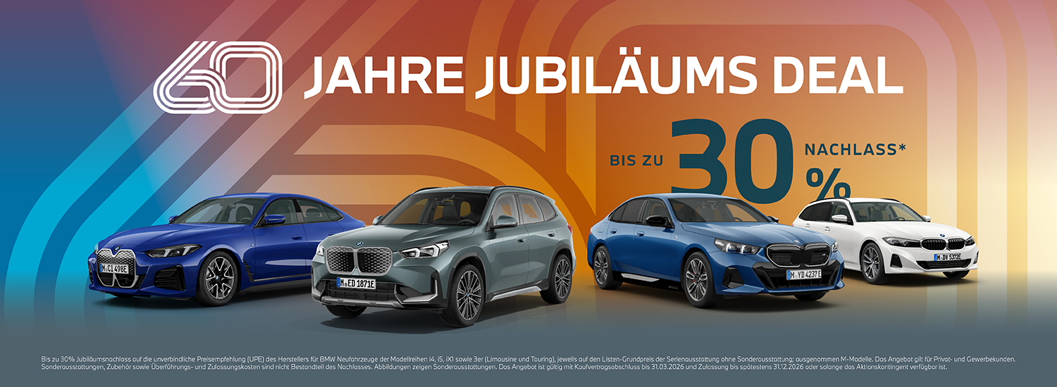 Jubiläums Angebote 60 Jahre Hubauer