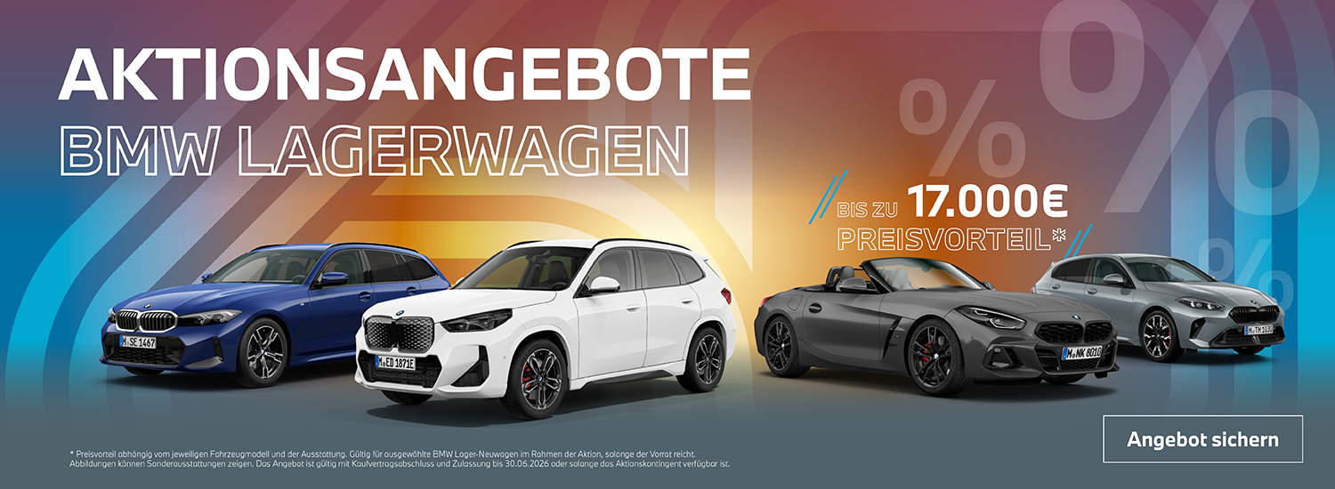 Aktion BMW Lagerwagen