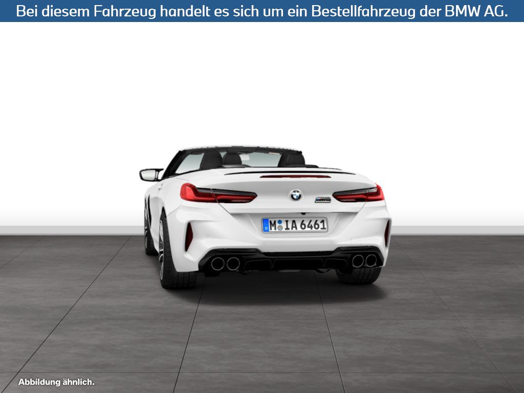 Fahrzeugabbildung BMW M8 Cabrio