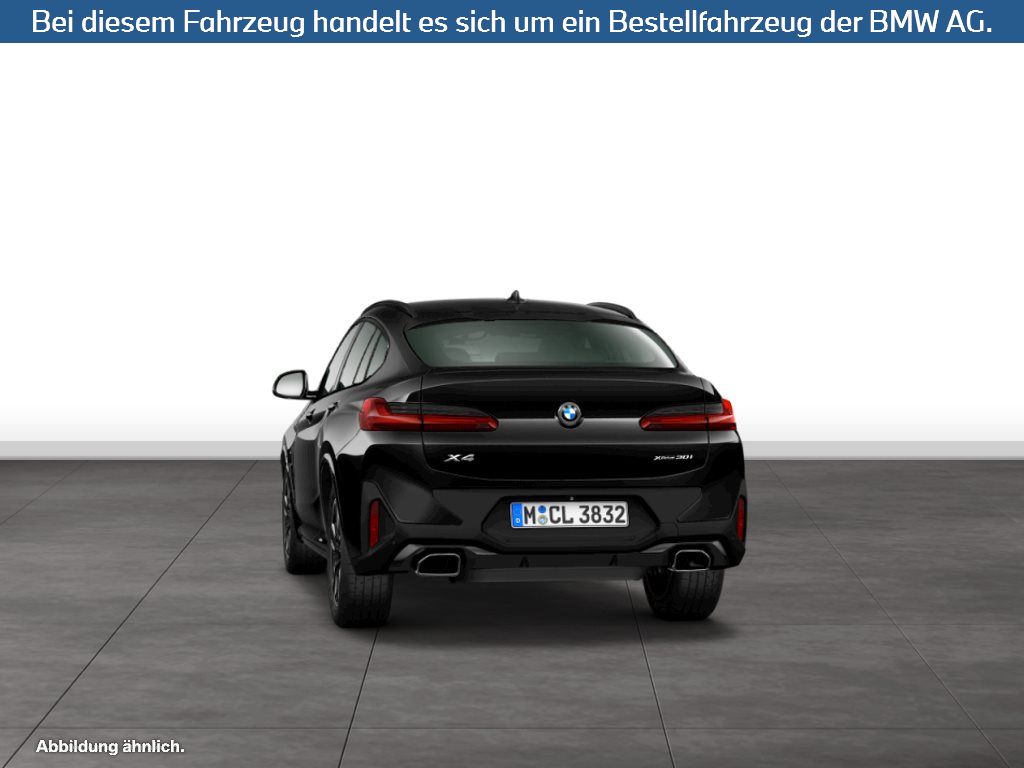 Fahrzeugabbildung BMW X4 xDrive30i