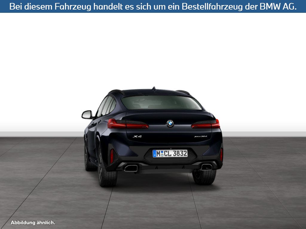 Fahrzeugabbildung BMW X4 xDrive30d