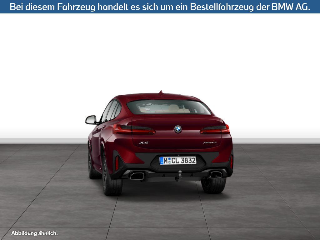 Fahrzeugabbildung BMW X4 xDrive20d