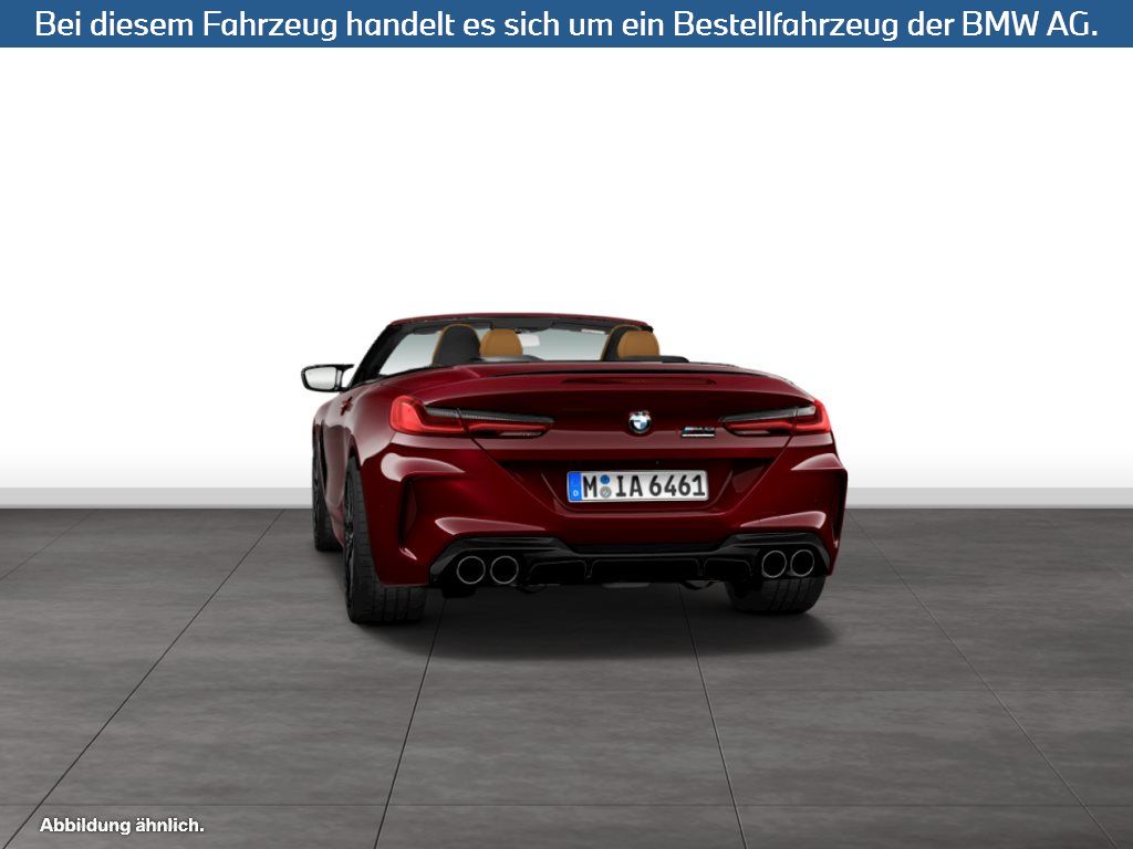 Fahrzeugabbildung BMW M8 Cabrio