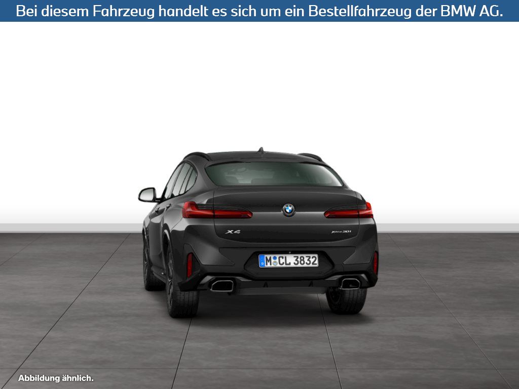 Fahrzeugabbildung BMW X4 xDrive30i