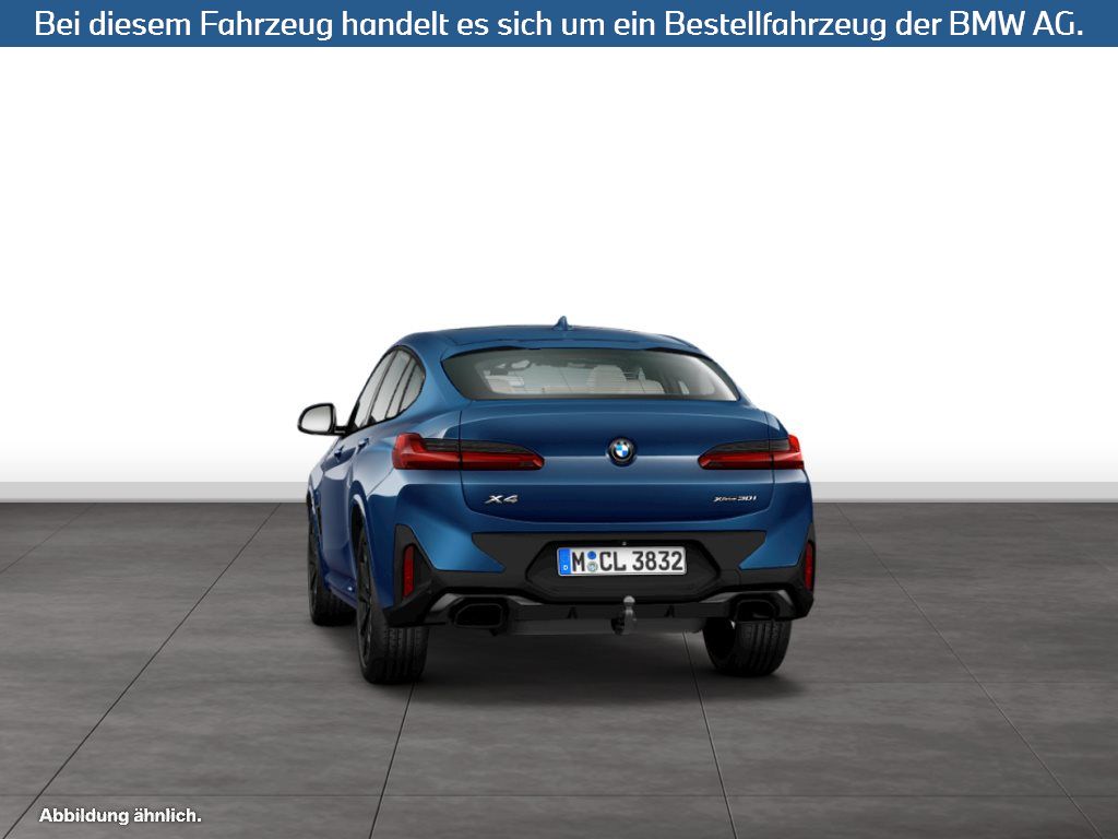 Fahrzeugabbildung BMW X4 xDrive30i