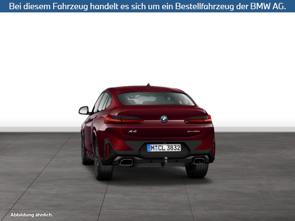 Fahrzeugabbildung BMW X4 xDrive20d